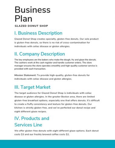 best online business plan templates
