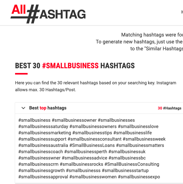 Top Instagram Hashtags For Small Businesses To Gain Followers In 21