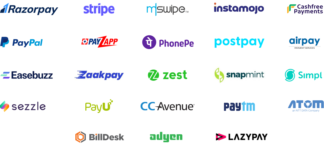 Payment gateway service providers